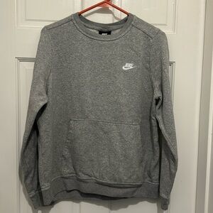 EUC 2000s Era Nike Black Tag Grey Pullover Sweatshirt Size L